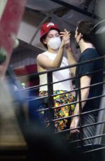 VICTORIA PEDRETTI and Dylan Arnold at Hollywood Boulders in Los Angeles 01/20/2022