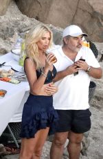 VICTORIA SILVSTEDT Out on the Beach in St Barths 01/08/2022