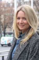 VIRGINIE EFIRA Leaves Radio France Studios in Paris 01/04/2022