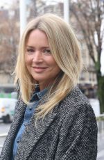 VIRGINIE EFIRA Leaves Radio France Studios in Paris 01/04/2022