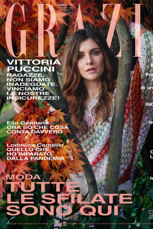 VITTORIA PUCCINI in Grazia Magazine, Italy January 2022