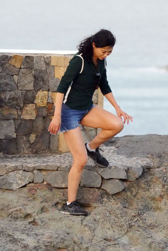 WENDI DENG MURDOCH Out in St. Barts 01/17/2022