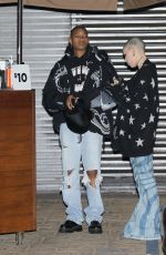 WILLOW SMITH Out for Dinner with Friend at Nobu in Malibu 01/16/2022