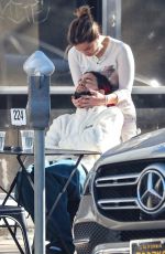 ADDISON RAE and Fedi Out for Breakfast in Studio City 02/08/2022
