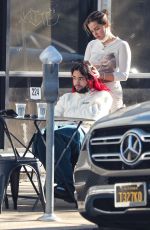 ADDISON RAE and Fedi Out for Breakfast in Studio City 02/08/2022