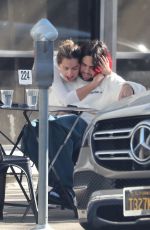 ADDISON RAE and Fedi Out for Breakfast in Studio City 02/08/2022