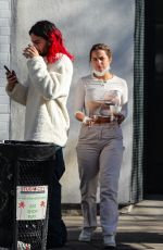 ADDISON RAE and Fedi Out for Breakfast in Studio City 02/08/2022