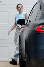 ADDISON RAE Leaves a Friend in West Hollywood 02/24/2022