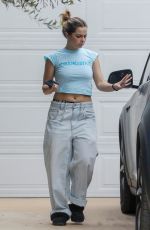 ADDISON RAE Leaves a Friend in West Hollywood 02/24/2022