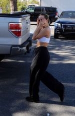 ADDISON RAE Leaves a Gym in West Hollywood 02/21/2022