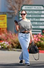 ADDISON RAE Leaves Hot Pilates Class in West Hollywood 02/18/2022