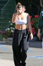 ADDISON RAE Leaves Pilates Class in West Hollywood 02/17/2022