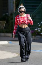 ADDISON RAE Out and About in Los Angeles 02/19/2022