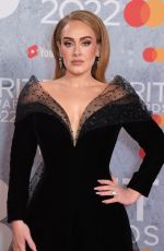 ADELE at Brit Awards 2022 in London 02/08/2022