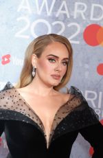 ADELE at Brit Awards 2022 in London 02/08/2022