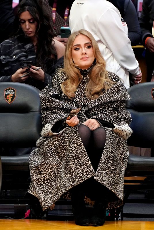 ADELE at NBA All-Star Game in Cleveland 02/20/2022