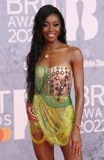 AJ ODUDU at Brit Awards 2022 at O2 Arena in London 02/08/2022
