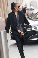 ALESHA DIXON Arrives at Britains Got Talent in London 02/10/2022