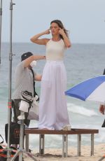 ALESSANDRA AMBROSIO at a Photoshoot on the Beach in Rio de Janeiro 02/07/2022