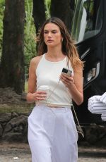 ALESSANDRA AMBROSIO at a Photoshoot on the Beach in Rio de Janeiro 02/07/2022