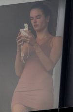 ALESSANDRA AMBROSIO at Her Hotel Balcony in Rio de Janeiro 01/31/2022