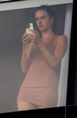 ALESSANDRA AMBROSIO at Her Hotel Balcony in Rio de Janeiro 01/31/2022