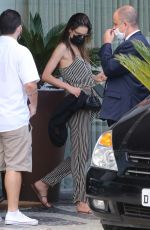 ALESSANDRA AMBROSIO at Her Hotel Balcony in Rio de Janeiro 02/09/2022