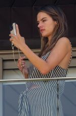 ALESSANDRA AMBROSIO at Her Hotel Balcony in Rio de Janeiro 02/09/2022