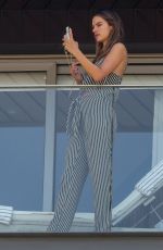 ALESSANDRA AMBROSIO at Her Hotel Balcony in Rio de Janeiro 02/09/2022