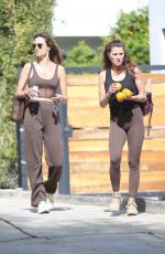 ALESSANDRA AMBROSIO Leaves Pilates Class in West Hollywood 02/15/2022