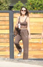 ALESSANDRA AMBROSIO Leaves Pilates Class in West Hollywood 02/15/2022
