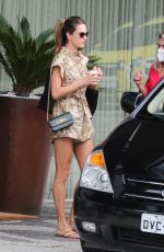 ALESSANDRA AMBROSIO Out for Coffee in Rio de Janeiro 02/03/2022