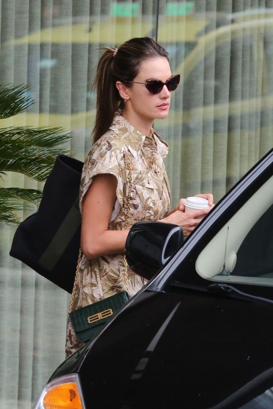 ALESSANDRA AMBROSIO Out for Coffee in Rio de Janeiro 02/03/2022