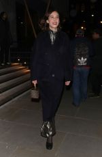 ALEXA CHUNG Arrives at Perfect Magazine Party at London Fashion Week 02/21/2022