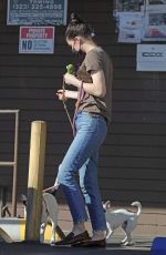ALEXANDRA DADDARIO at a Pet Clinic in Los Angeles 02/04/2022