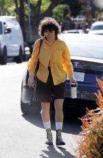 ALIA SHAWKAT Heading to Her Office in Los Angeles 02/08/2022