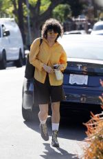 ALIA SHAWKAT Heading to Her Office in Los Angeles 02/08/2022