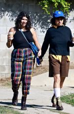 ALIA SHAWKAT Out with Friend in Los Feliz 02/16/2022