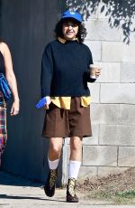 ALIA SHAWKAT Out with Friend in Los Feliz 02/16/2022