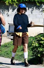 ALIA SHAWKAT Out with Friend in Los Feliz 02/16/2022