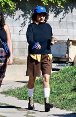 ALIA SHAWKAT Out with Friend in Los Feliz 02/16/2022