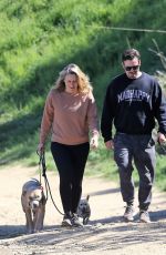 ALICIA SILVVERSTONE Out Hiking in Studio City with a Male Friend 02/24/2022