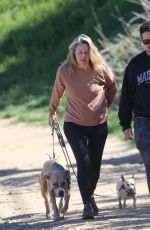 ALICIA SILVVERSTONE Out Hiking in Studio City with a Male Friend 02/24/2022