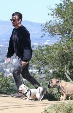ALICIA SILVVERSTONE Out Hiking in Studio City with a Male Friend 02/24/2022