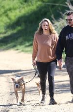 ALICIA SILVVERSTONE Out Hiking in Studio City with a Male Friend 02/24/2022