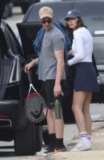 ALYSSA MILLER Leaves a Tennis Court in Malibu 02/02/2022