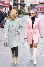 AMANDA HOLDEN and ASHLEY ROBERTS Leaves Global Radio in London 02/28/2022