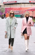 AMANDA HOLDEN and ASHLEY ROBERTS Leaves Global Radio in London 02/28/2022