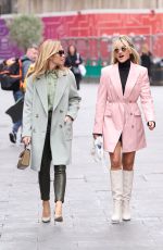 AMANDA HOLDEN and ASHLEY ROBERTS Leaves Global Radio in London 02/28/2022