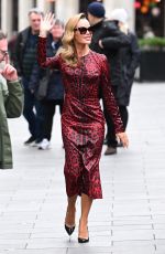 AMANDA HOLDEN Arrives at Britains Got Talent in London 02/10/2022